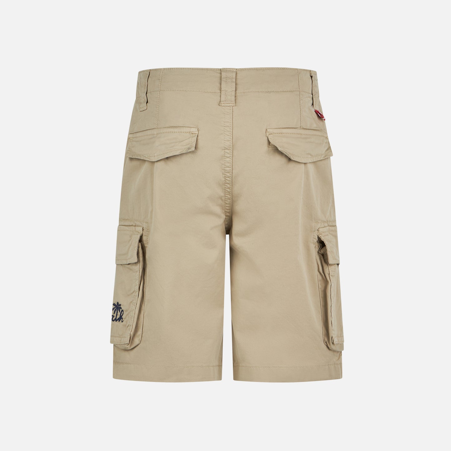 Boy beige cotton cargo shorts - MC2 Saint Barth
