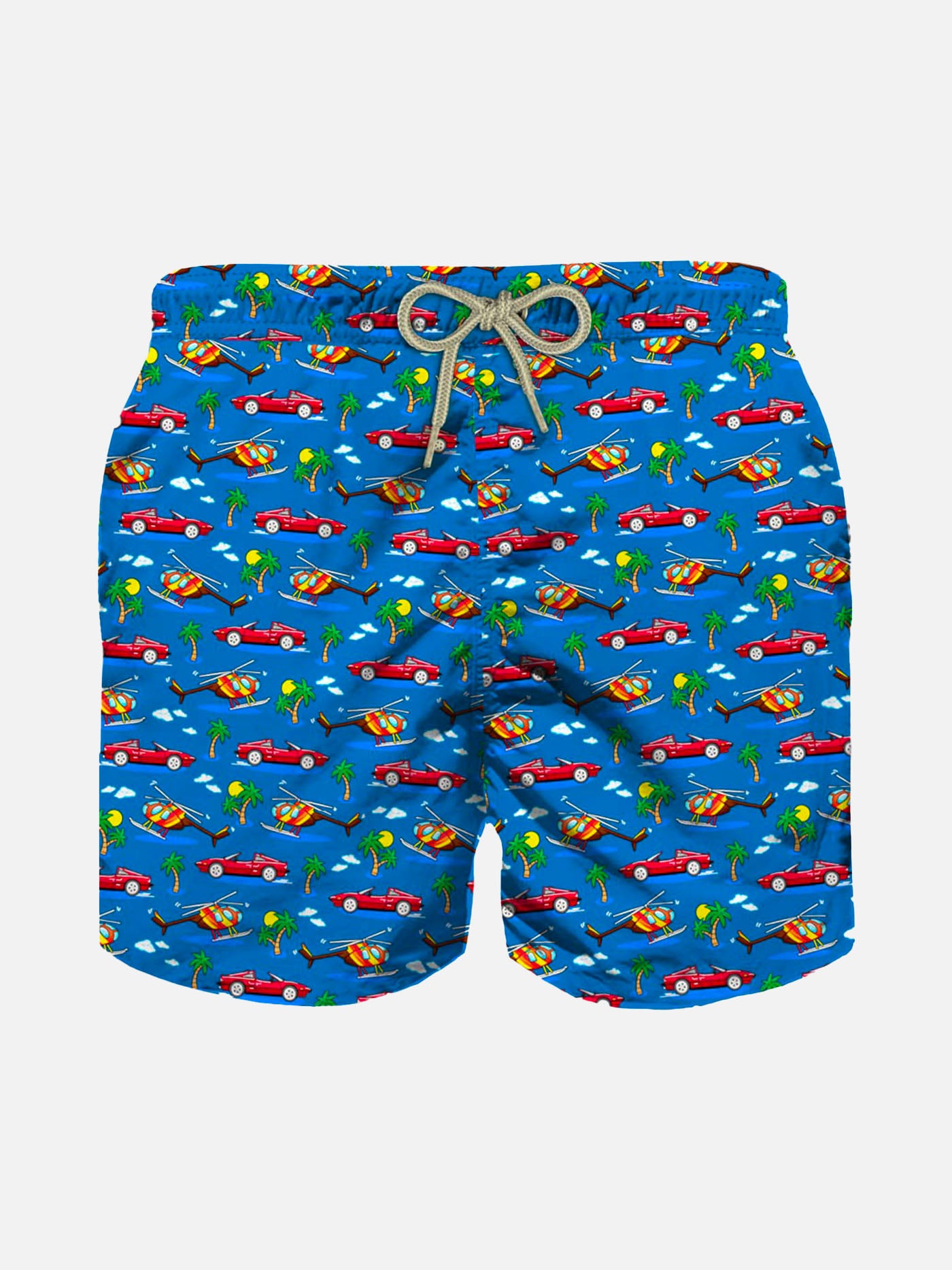 Swim Shorts Costume Saint Barth Vespa Boy Light Swim Shorts Mini