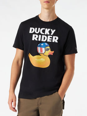 Ducky rider printed man t-shirt
