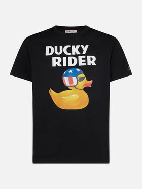 Ducky rider printed man t-shirt