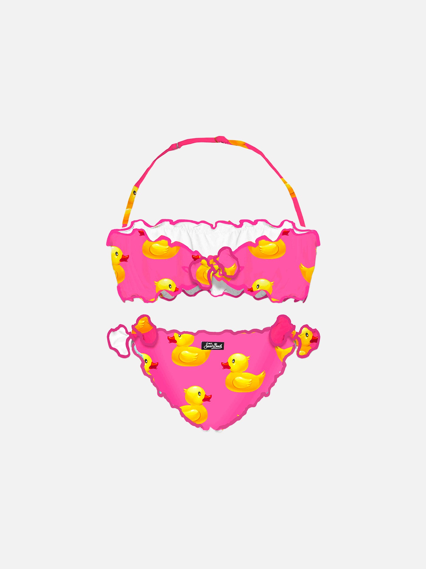 Girl bandeau bikini with ducky print - MC2 Saint Barth