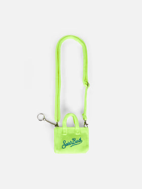 Fluo yellow terry key holder - MC2 Saint Barth