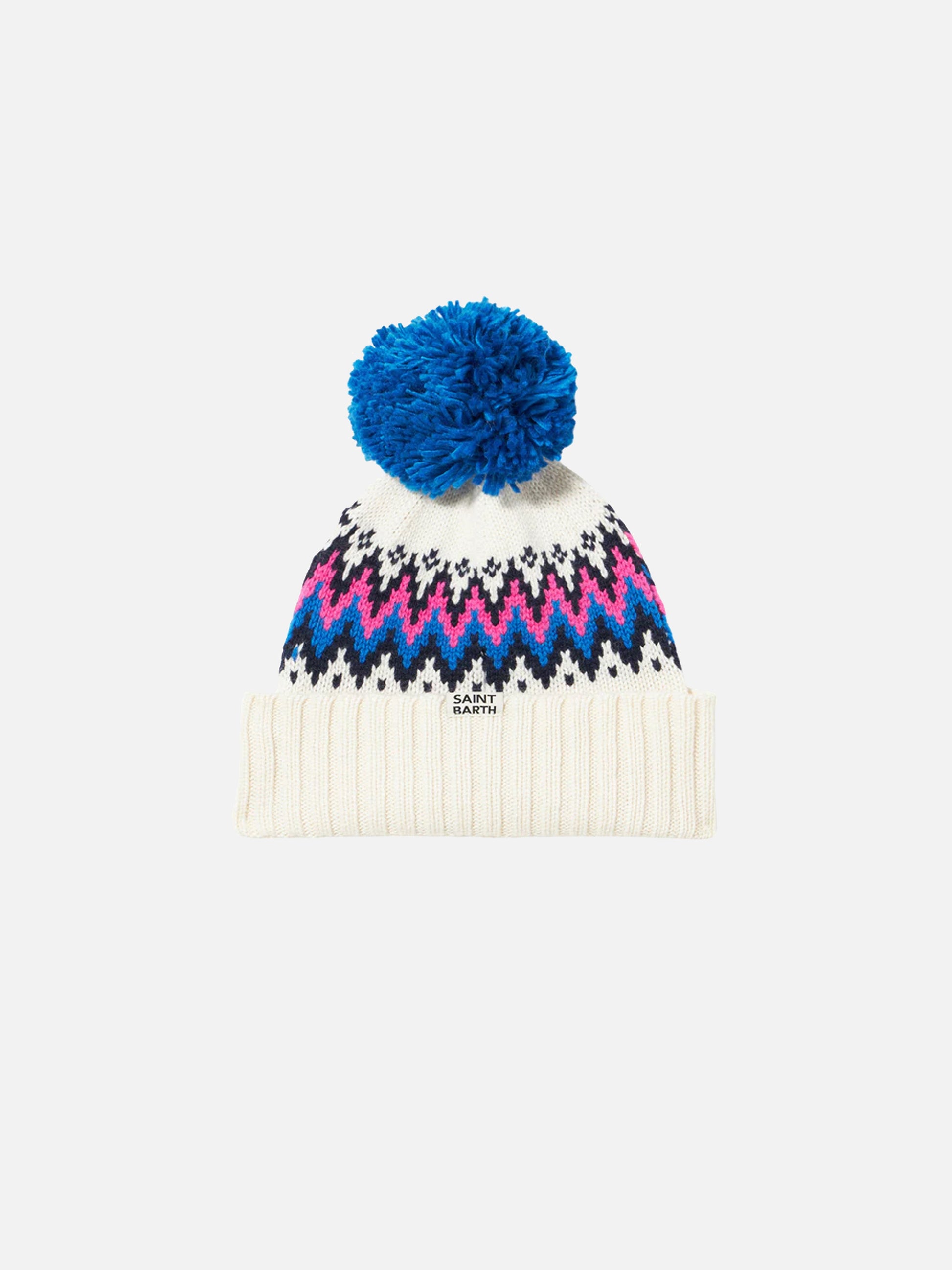 Girl beanie with pompon - MC2 Saint Barth
