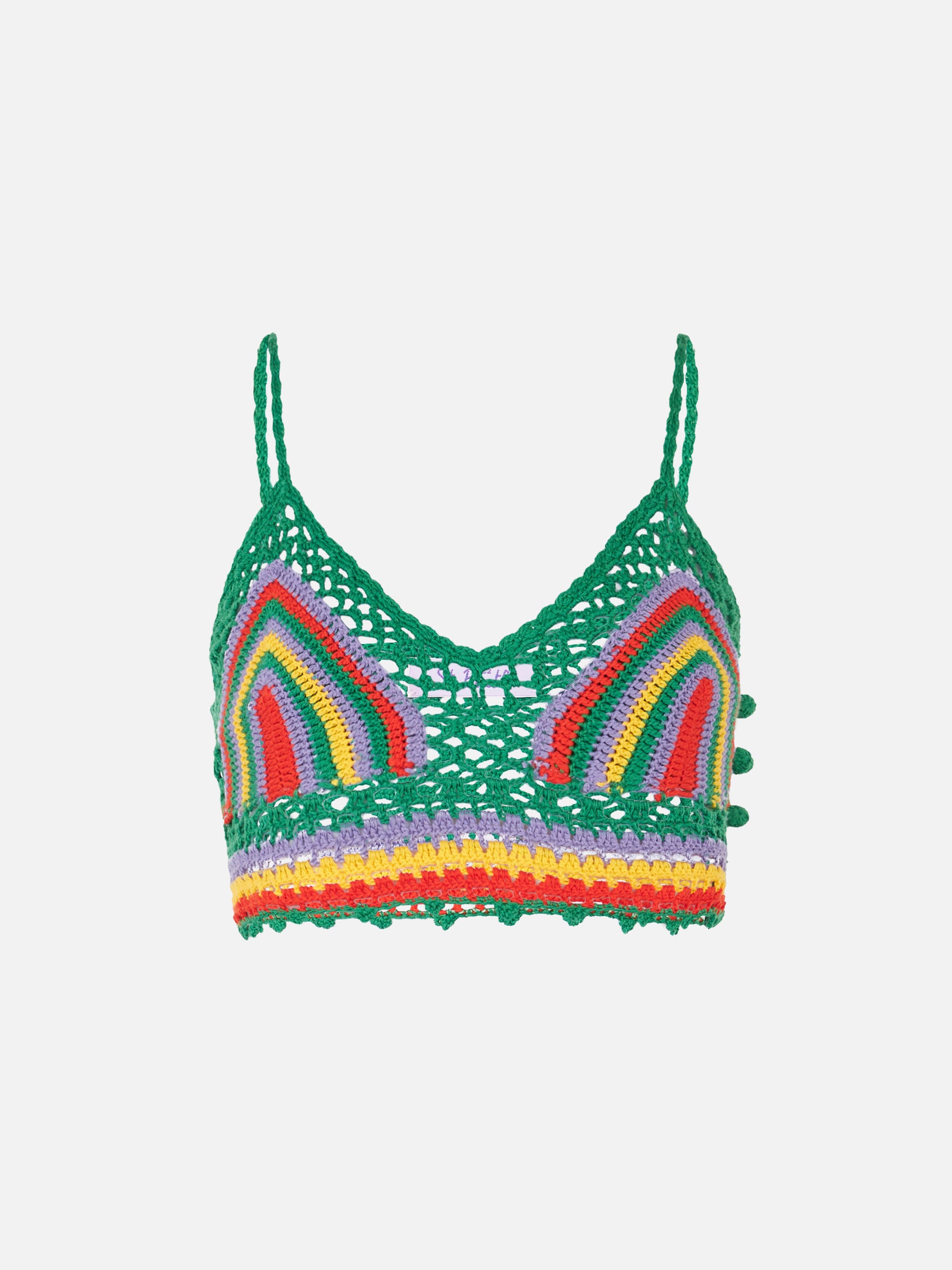 Multicolor crochet top - MC2 Saint Barth