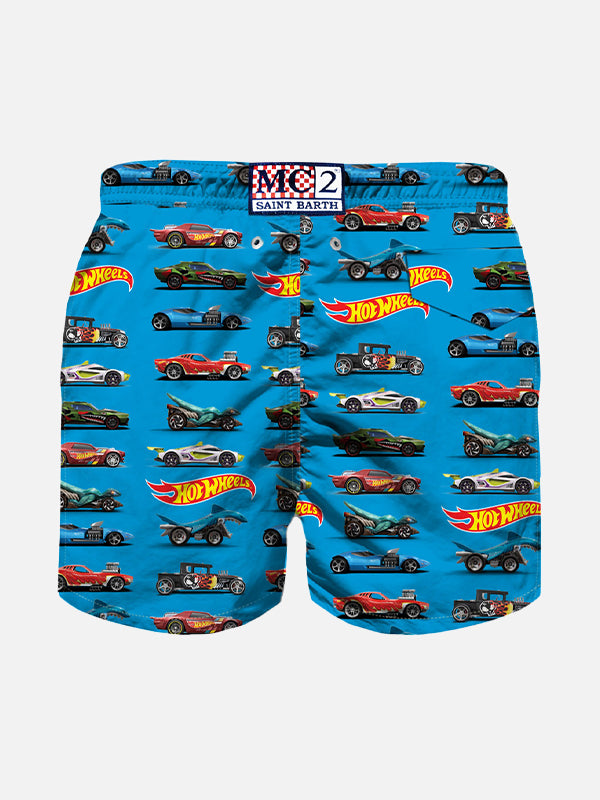 Boy swim shorts with Hot Wheels print | HOT WHEELS™ SPECIAL EDITION - MC2 Saint Barth