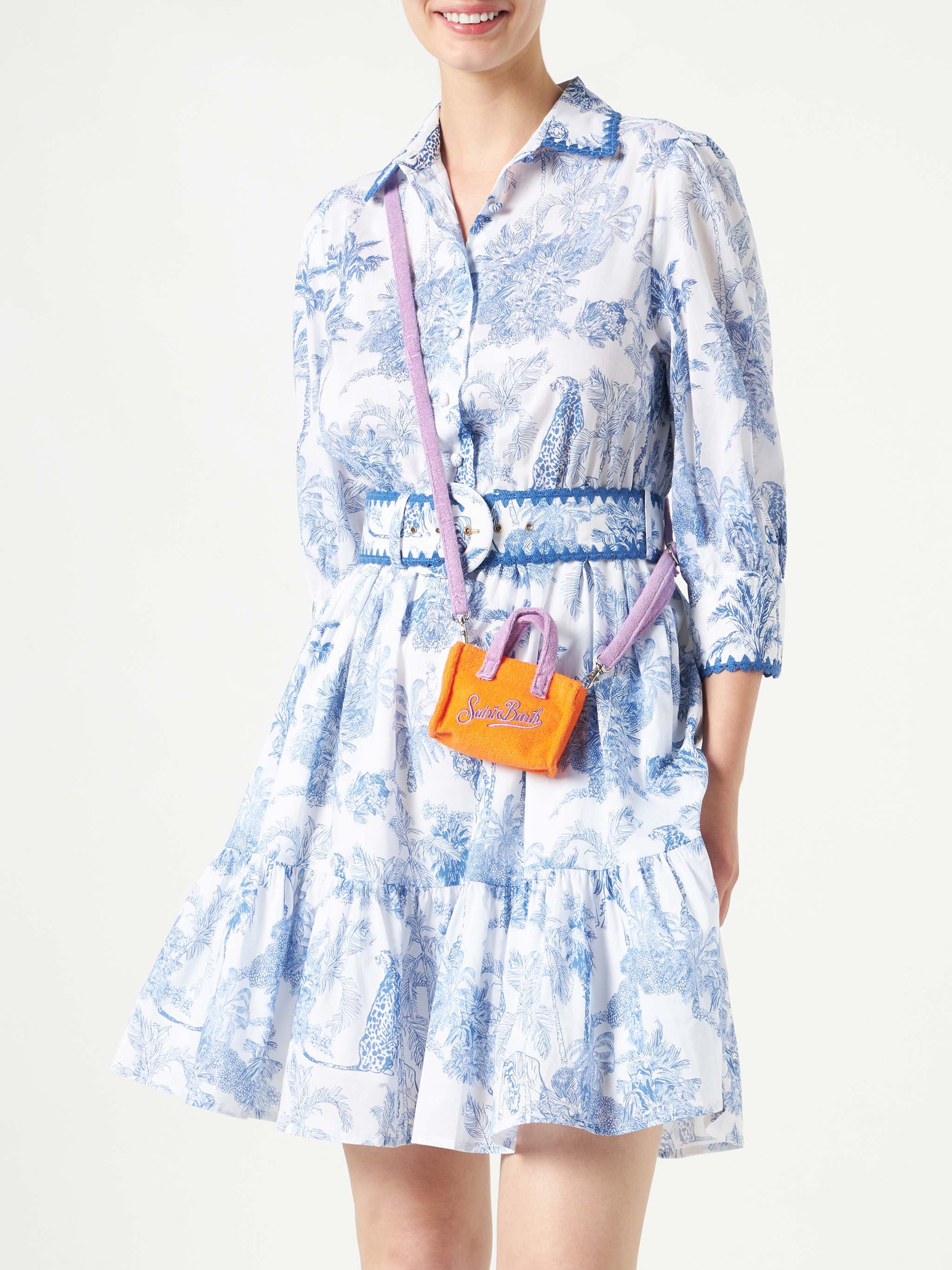 Turquoise terry key holder - MC2 Saint Barth