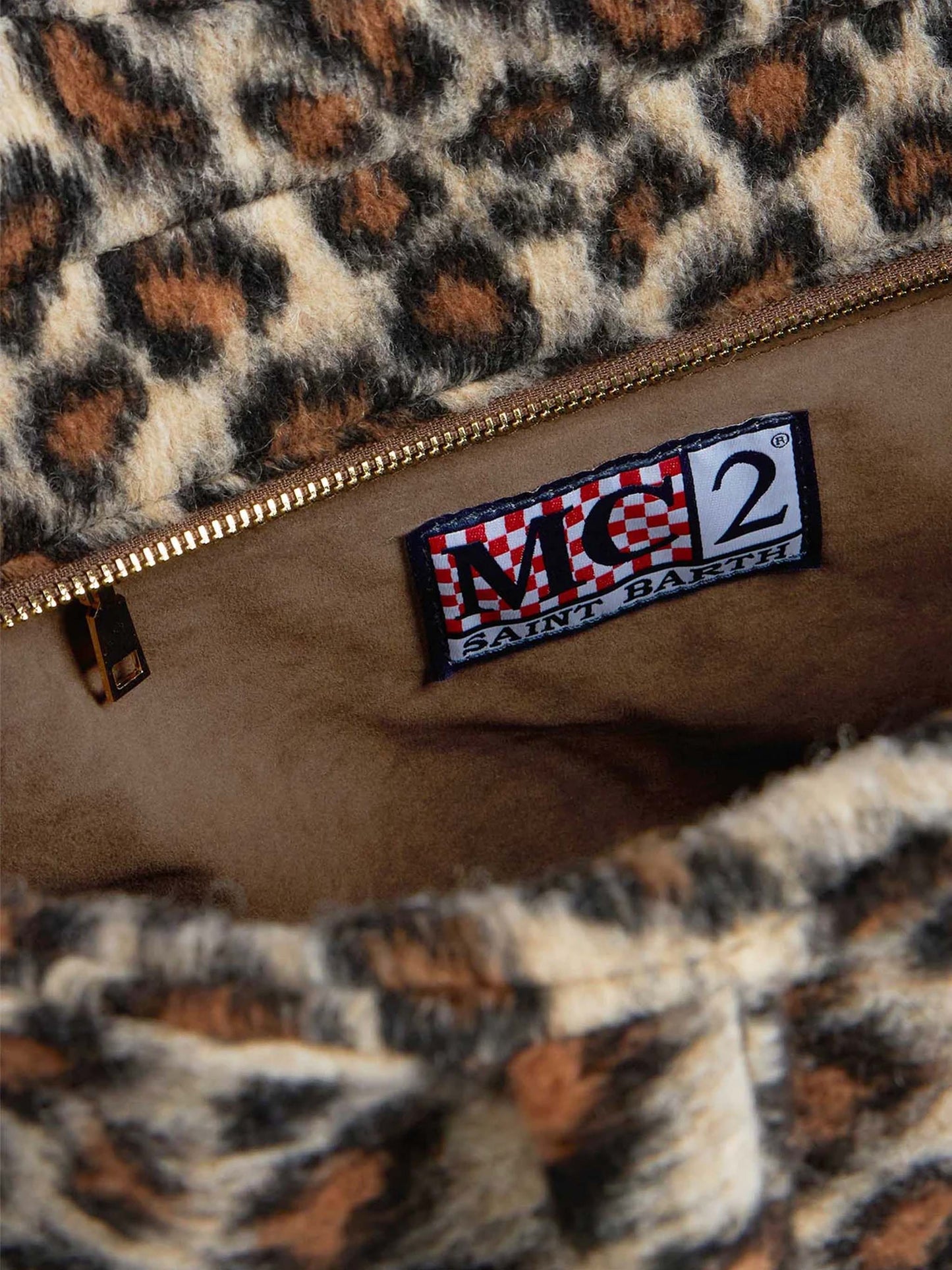 Colette-Deckenhandtasche mit Animalier-Print