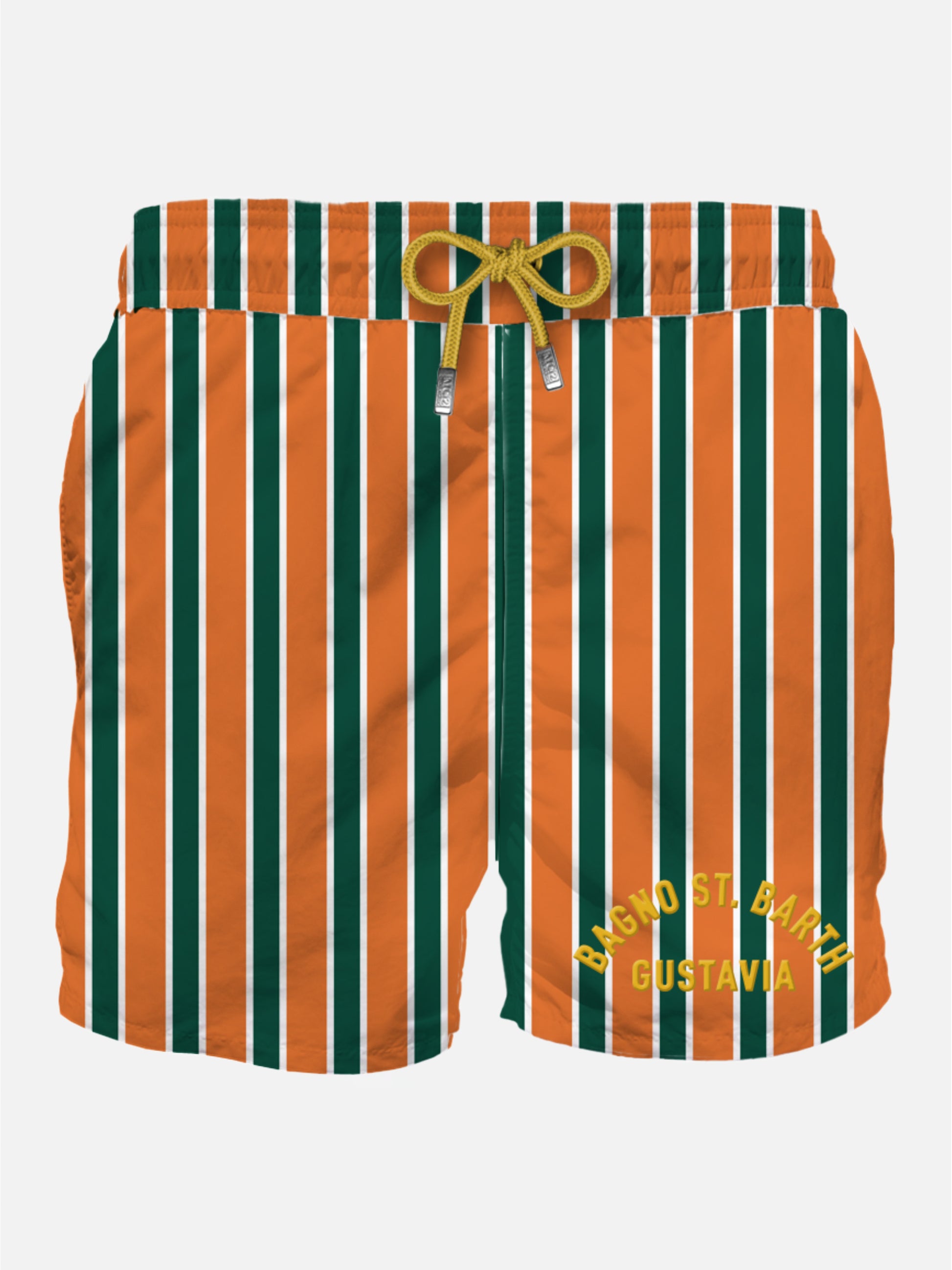 Man classic swim shorts with embroidery - MC2 Saint Barth