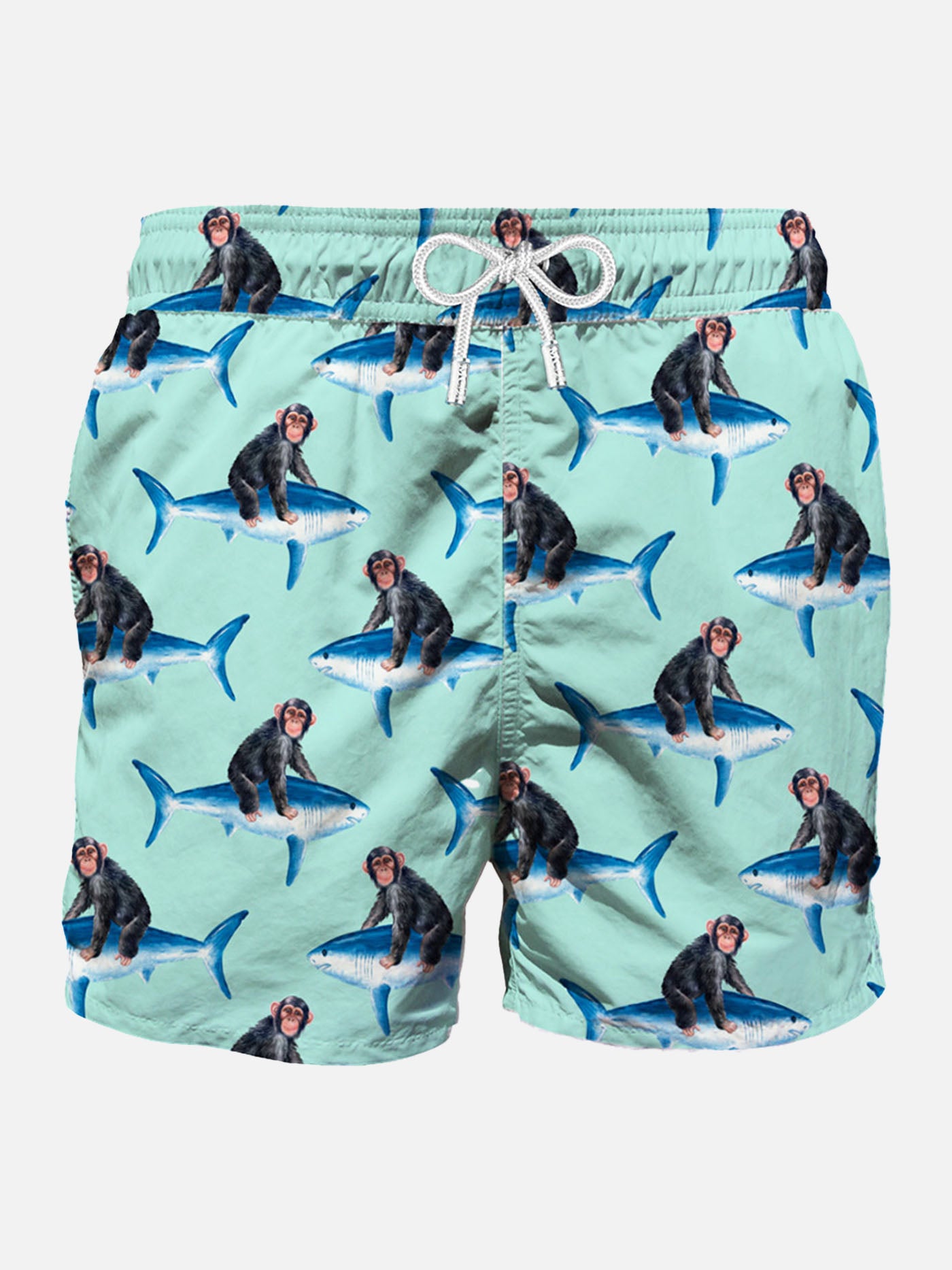 Monkey riding mid-length swim shorts – MC2 Saint Barth