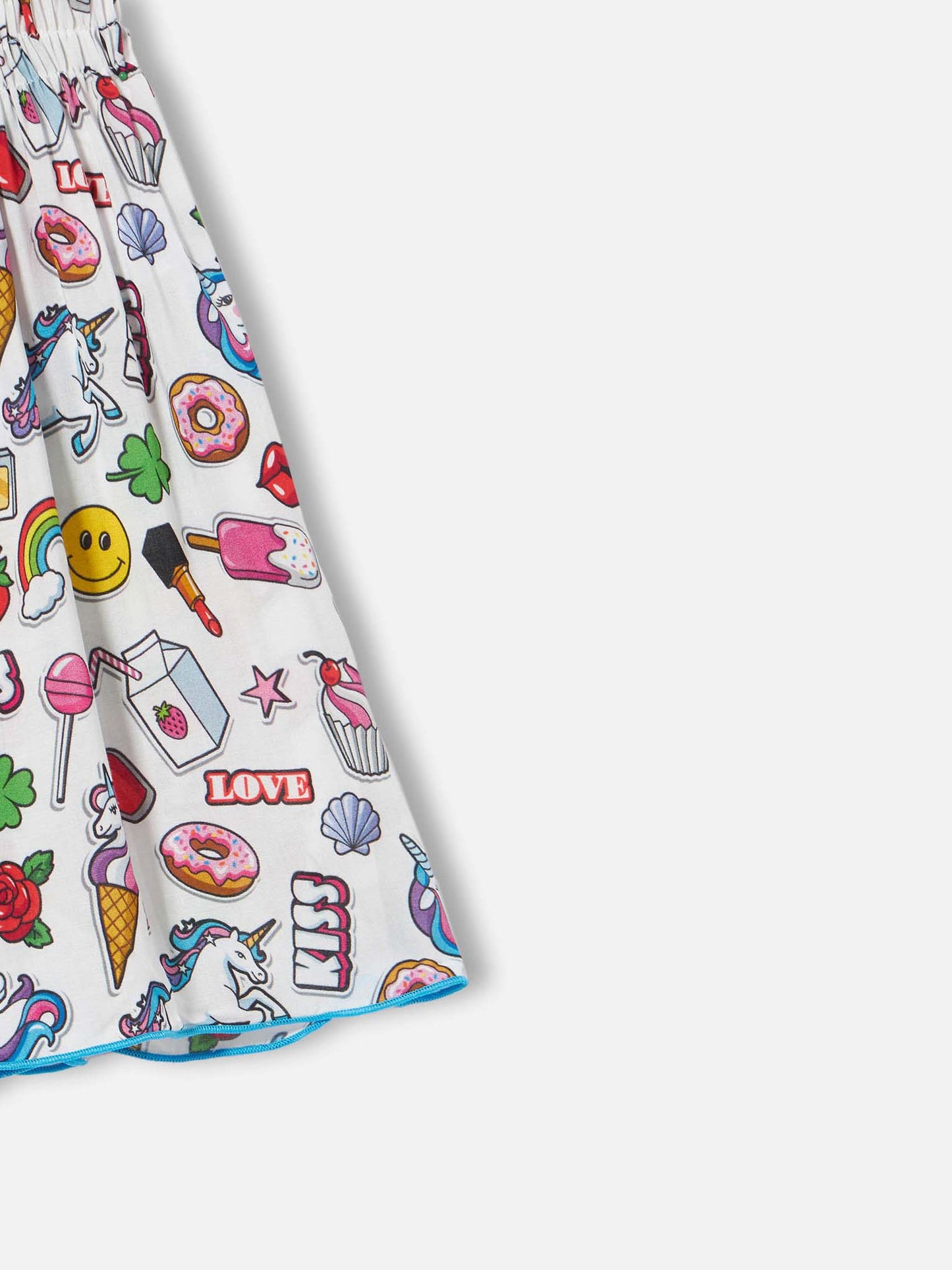 Cotton dress Lola with magic pop print
