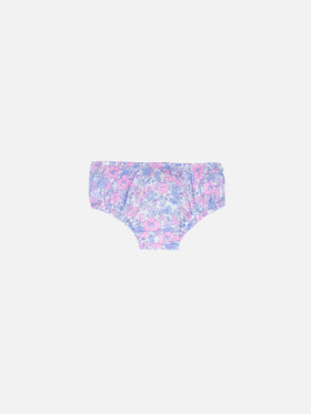 Baby girl bloomers Pimmy with flower print - MC2 Saint Barth