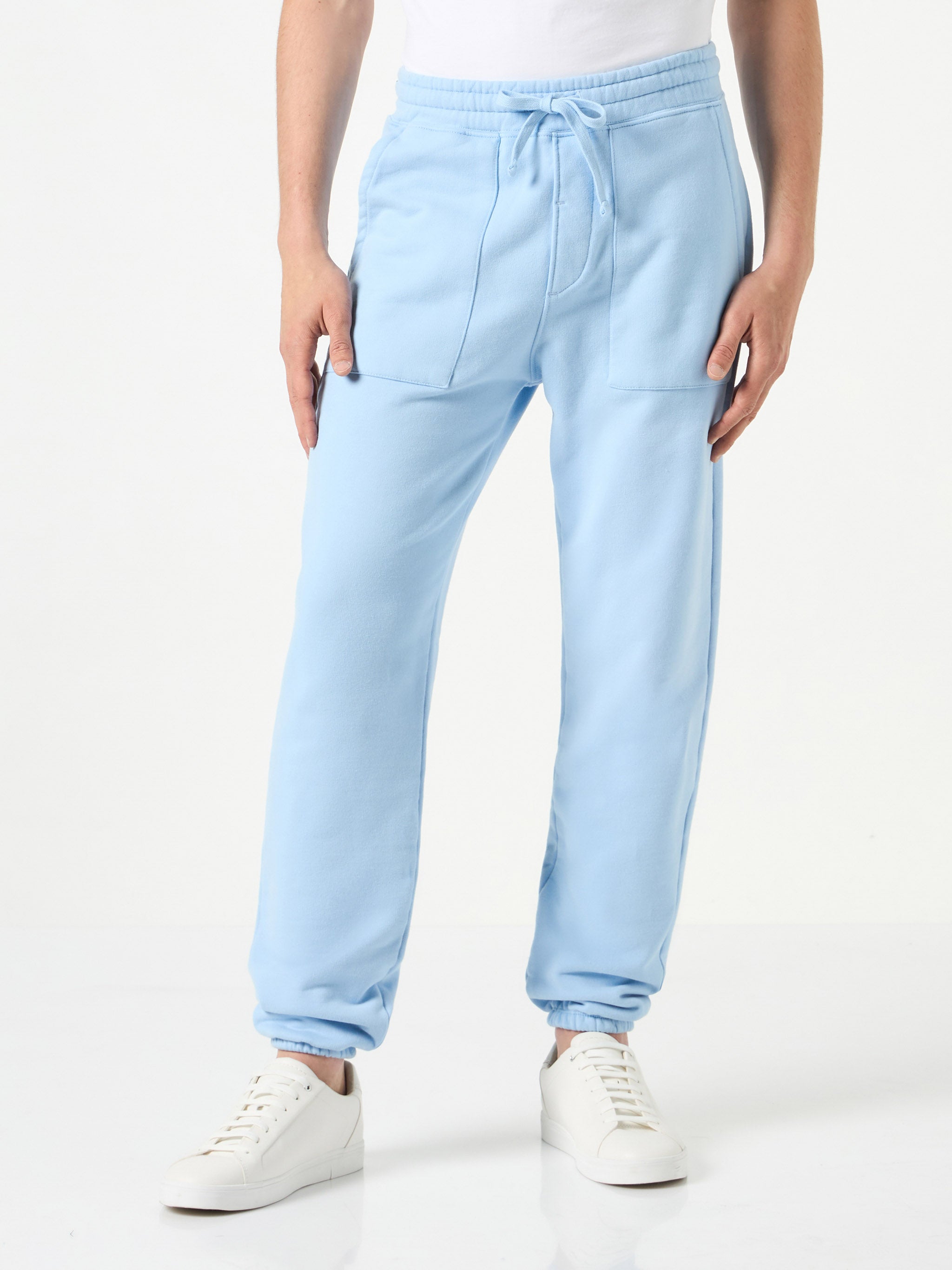 パンツ ETRO Pants with pleat Light Blue 10031913500702.jpg
