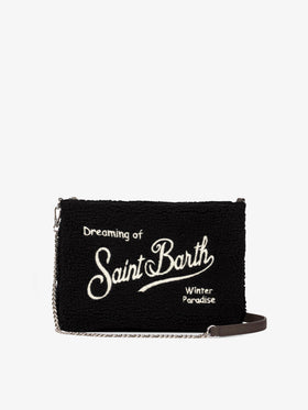 Borsa a tracolla Parisienne in tessuto sherpa