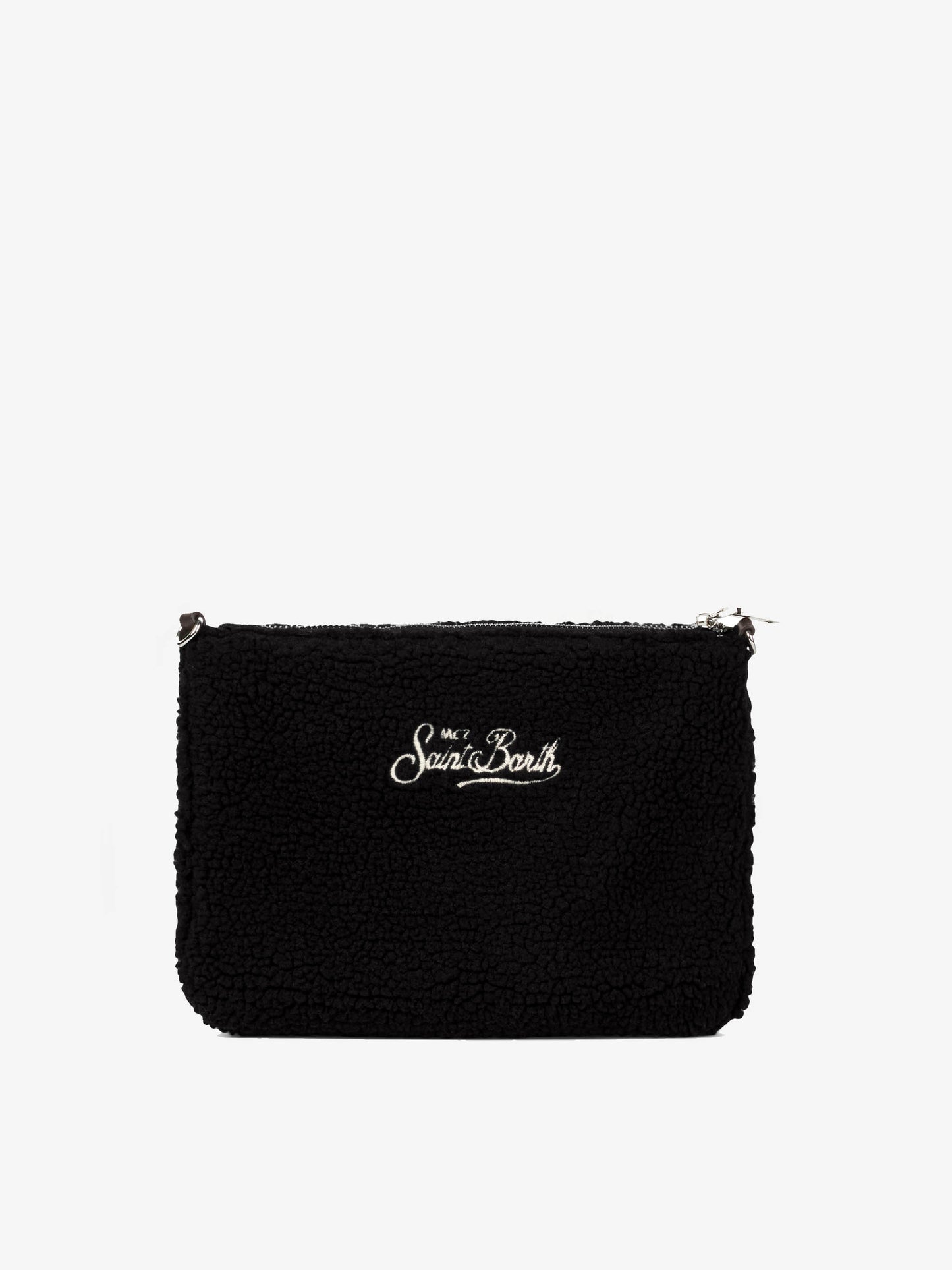 Borsa a tracolla Parisienne in tessuto sherpa