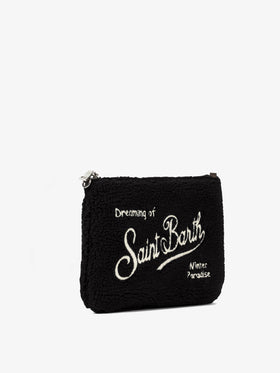 Borsa a tracolla Parisienne in tessuto sherpa