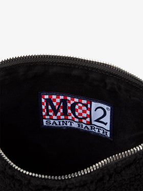 Borsa a tracolla Parisienne in tessuto sherpa