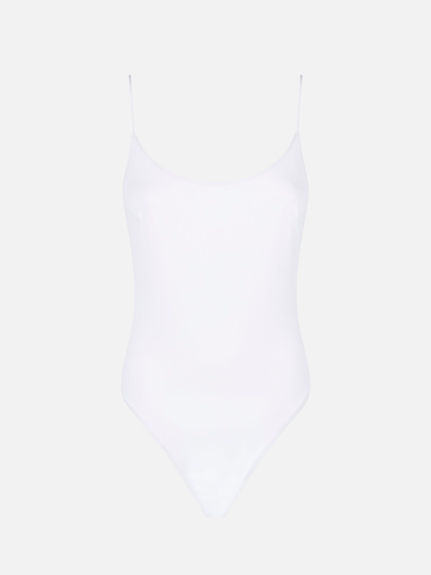 Ribbed one piece swimsuit