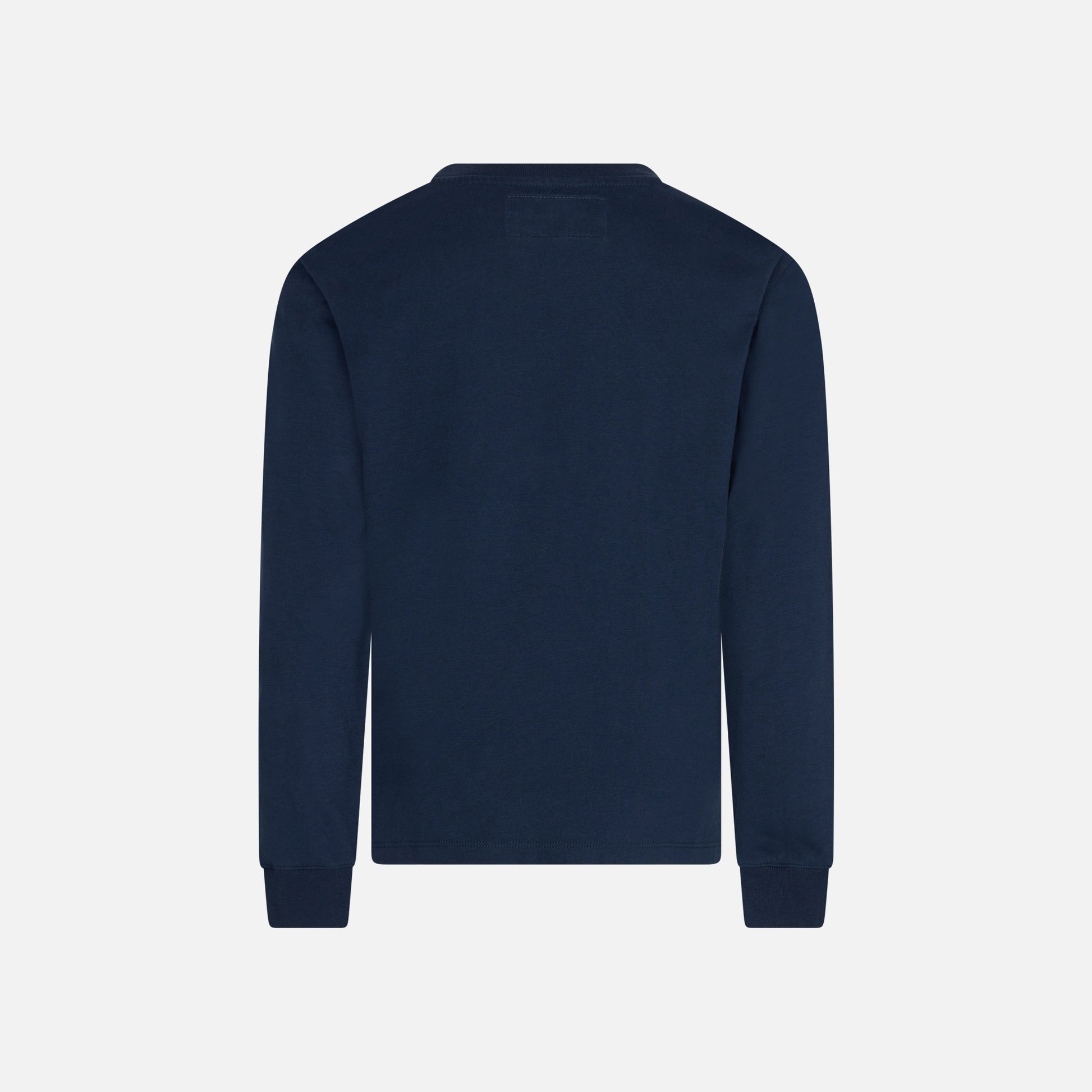 Boy navy blue t-shirt with print - MC2 Saint Barth