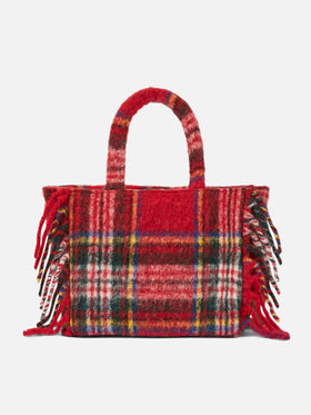 Colette blanket handbag with tartan print - MC2 Saint Barth