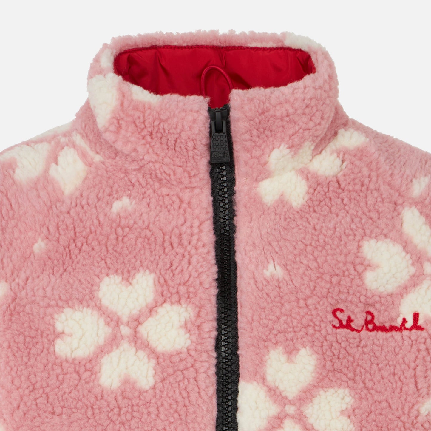 Girl sherpa jacket with Hello Kitty print | HELLO KITTY SPECIAL EDITION - MC2 Saint Barth