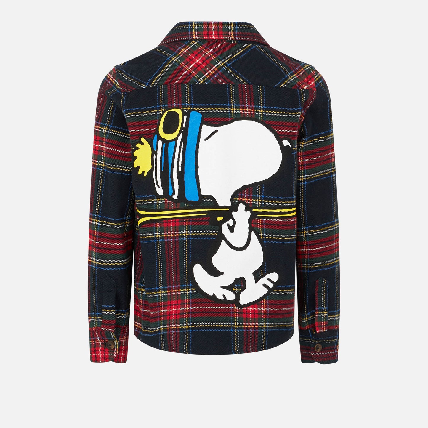 Jungen-Wollhemd mit Snoopy- und Tartan-Print | SNOOPY PEANUTS™ SONDEREDITION