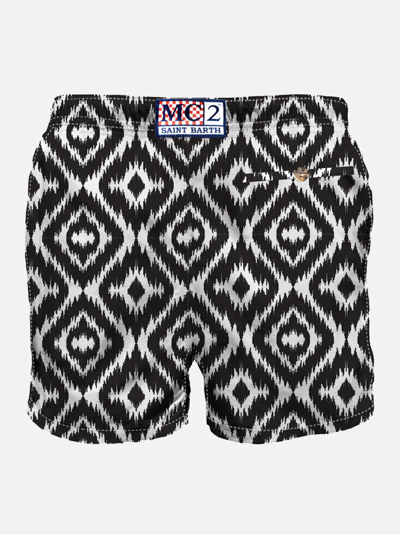 Man swim shorts with ethnic print - MC2 Saint Barth