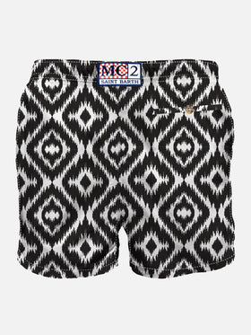 Man swim shorts with ethnic print - MC2 Saint Barth