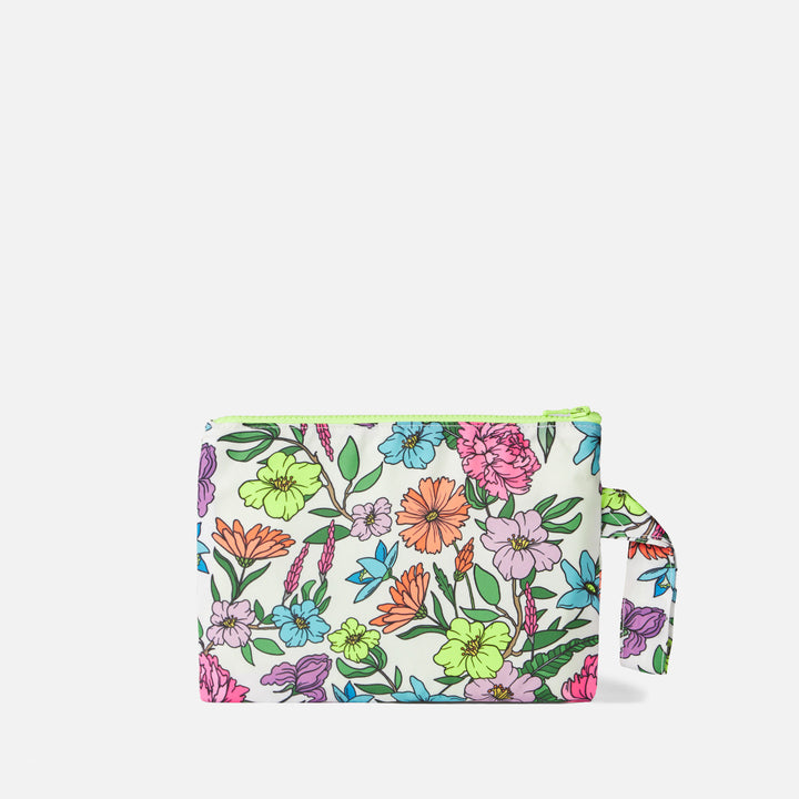 Pareasy nylon pochette with flower print - MC2 Saint Barth