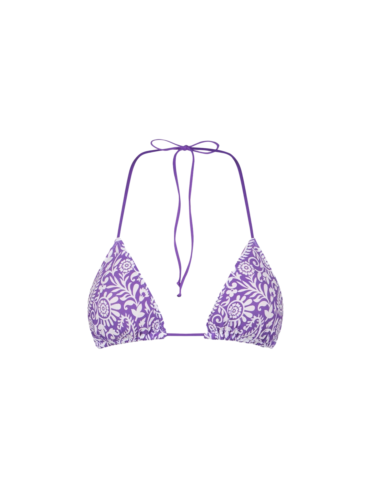 Damen-Triangel-Top mit Paisley-Print