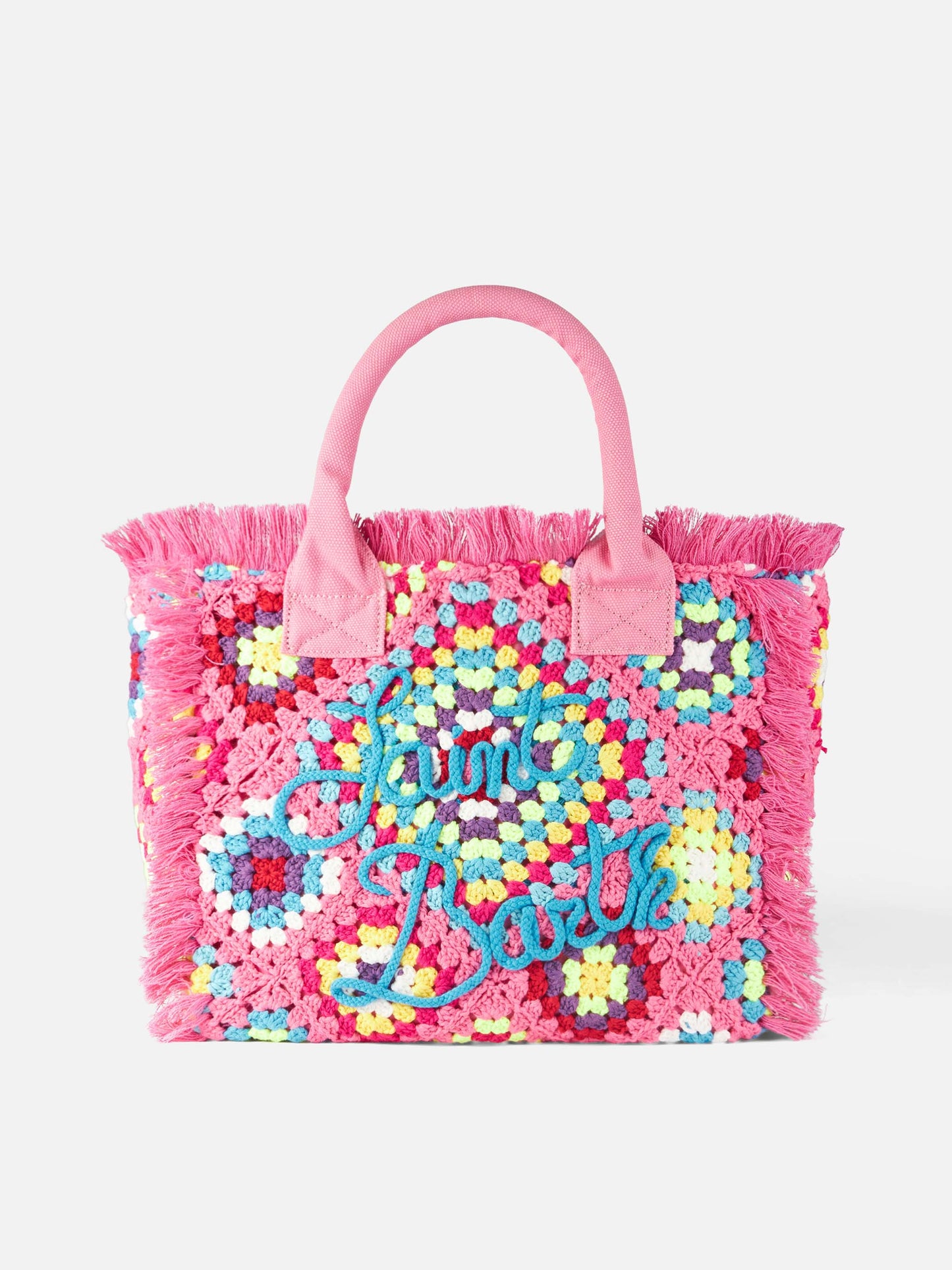 Vanity crochet shoulder bag with pattern - MC2 Saint Barth