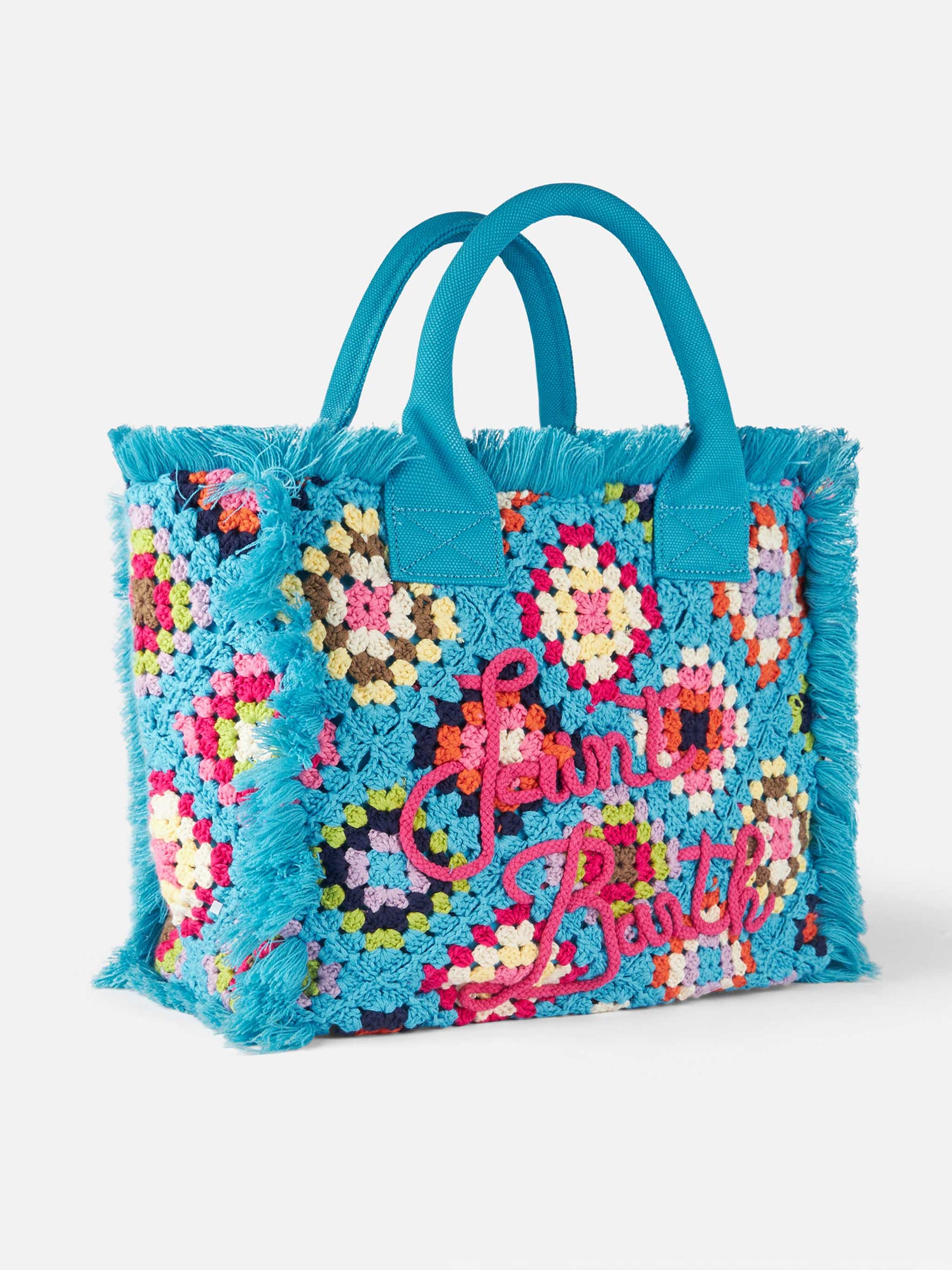 Vanity crochet shoulder bag with pattern - MC2 Saint Barth