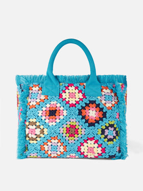 Vanity crochet shoulder bag with pattern - MC2 Saint Barth
