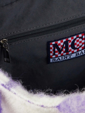 Colette blanket handbag with tartan print - MC2 Saint Barth