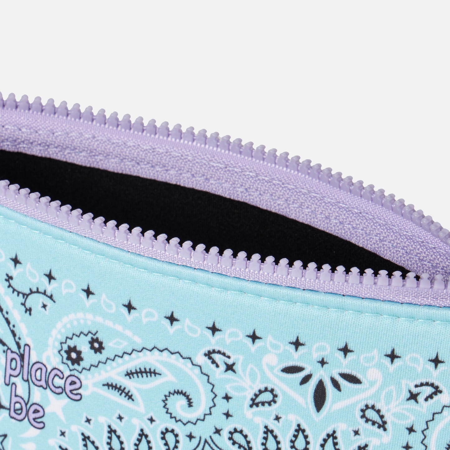 Pochette Aline in scuba verde acqua
