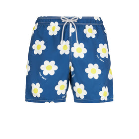 Man classic swim shorts with daisy print - MC2 Saint Barth