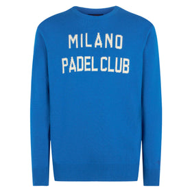 Man sweater with Milano Padel Club jacquard - MC2 Saint Barth