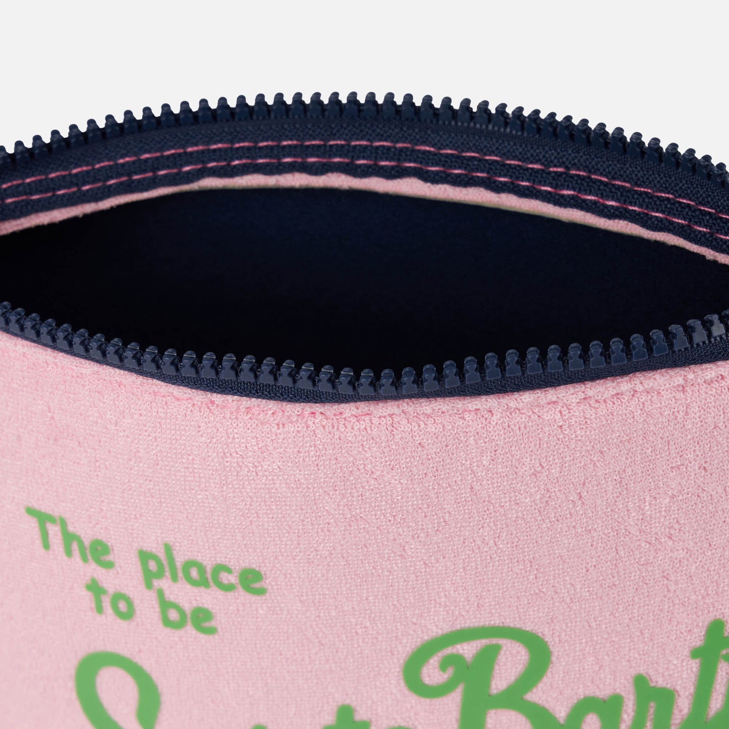 Aline pink terry pochette