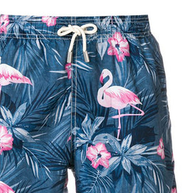 Flamingo mid-length swim shorts