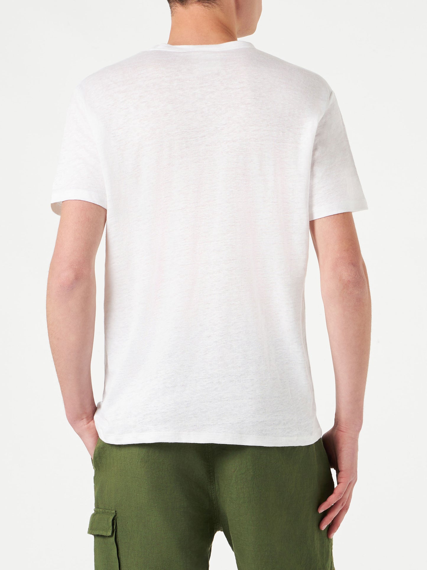 Man linen jersey t-shirt - MC2 Saint Barth
