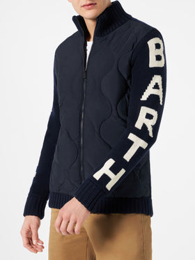 Man blue padded jacket - MC2 Saint Barth