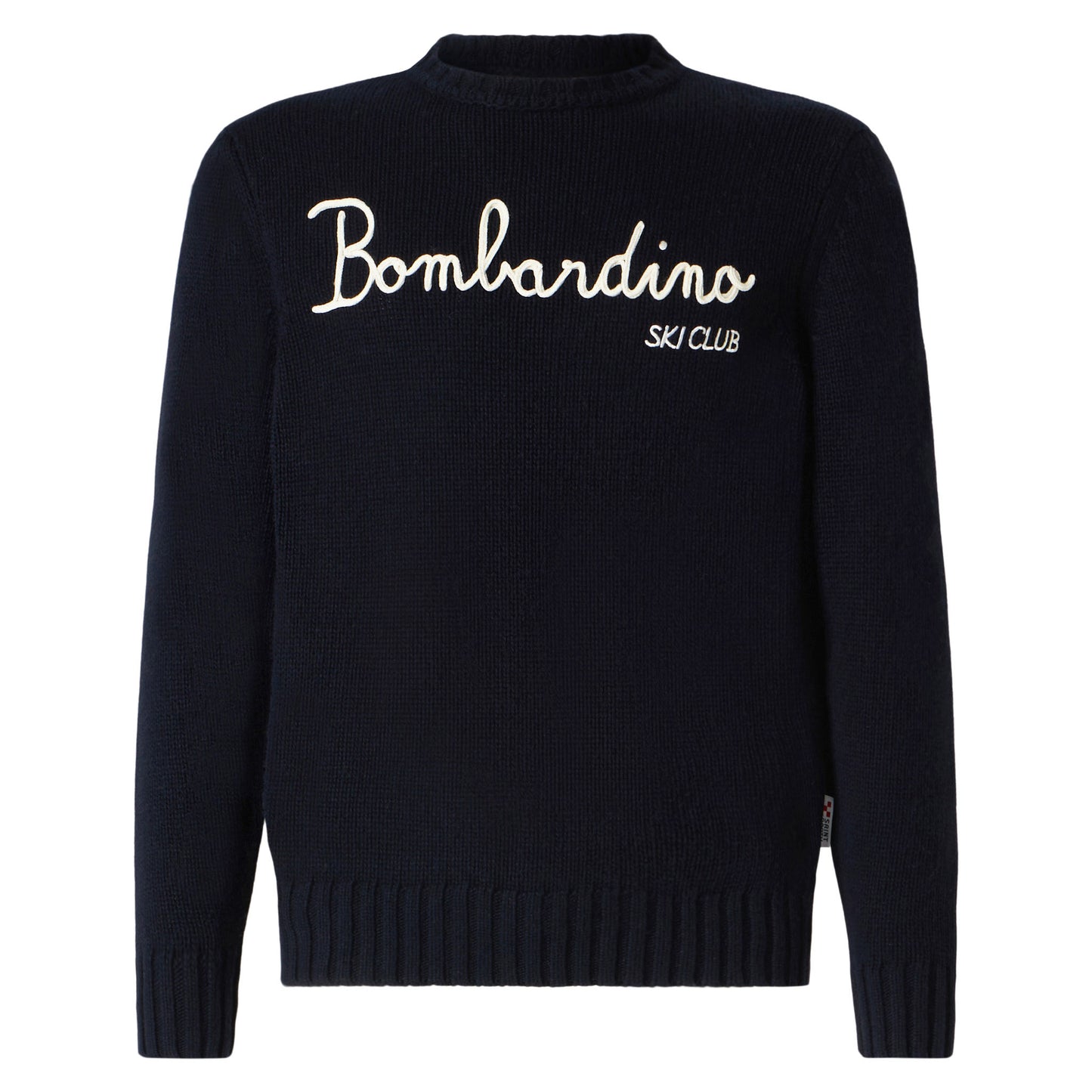 Blended cashmere sweater Bombardino ski club embroidery - MC2 Saint Barth