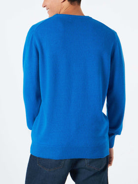 Man sweater with Roma Padel Club jacquard - MC2 Saint Barth