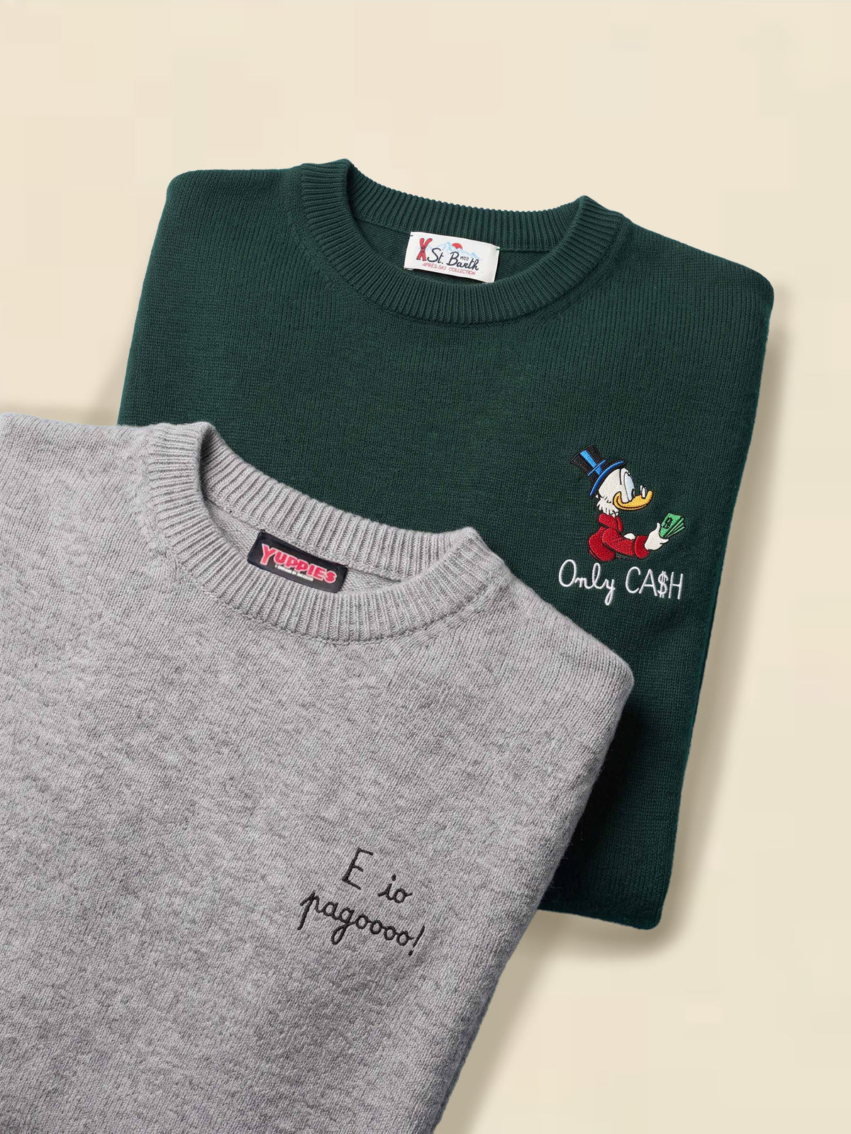 Men's Mini Money Embroidered Knits