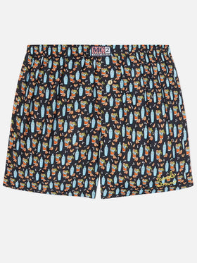 Boxershorts aus Baumwolle von Adam mit Cocktail-Print 