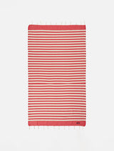 Fouta classico a nido d'ape con righe