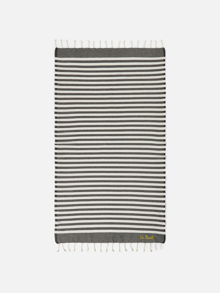 Fouta classic honeycomb with striped
