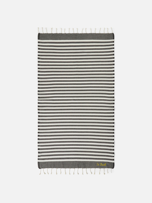 Fouta klassische Wabe mit Streifen