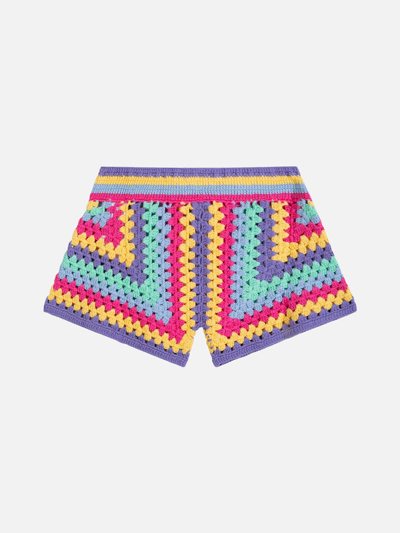 Häkelshorts für Mädchen