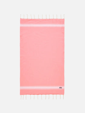 Asciugamano in cotone rosa fluo