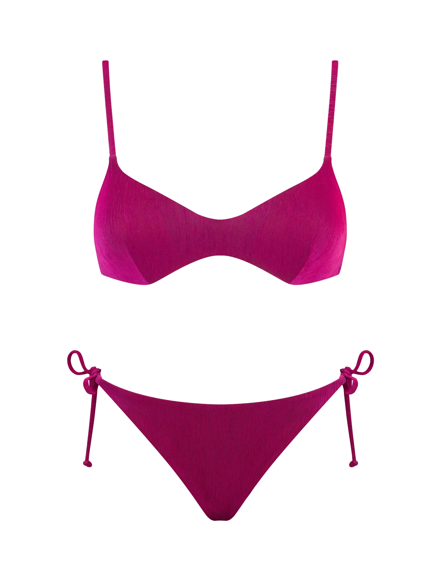 Woman fuchsia bralette bikini - MC2 Saint Barth